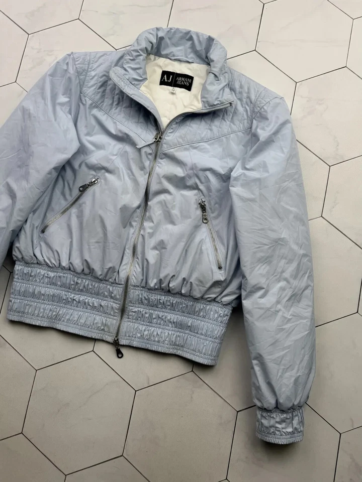 Armani Jeans Vintage Cropped Jacket Men’s Size S - Image 3 of 4