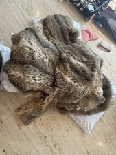Full Coat Genuine Lynx Fur Trench Coat