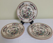 Vintage Nelson Ware Divided Plates 10 1/4" Indian Tree Pattern Lot of 5 England