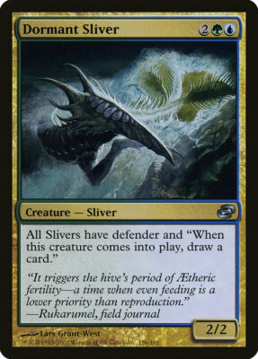 Planar Chaos (PLC) uncommon Foil Dormant Sliver MTG MOL Magic 