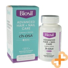 BIOSIL Advanced Hair and Nail Care 60 Capsules Maintains Collagen Level Support