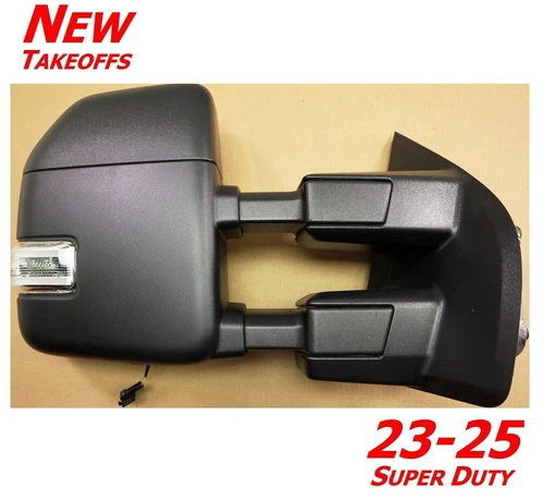 23-25 SUPER DUTY Towing Mirror PC3B17682CC Passenger-Side Door Heated Glass OEM