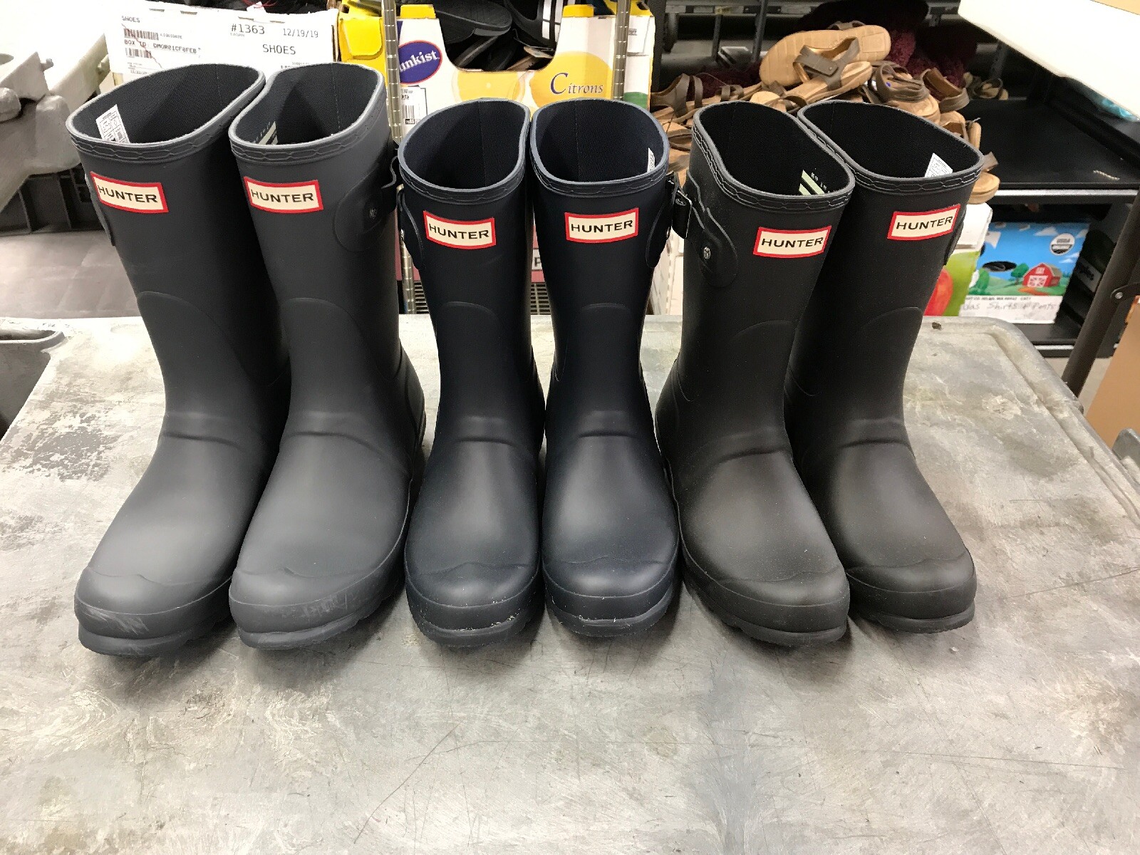 flat sole rain boots