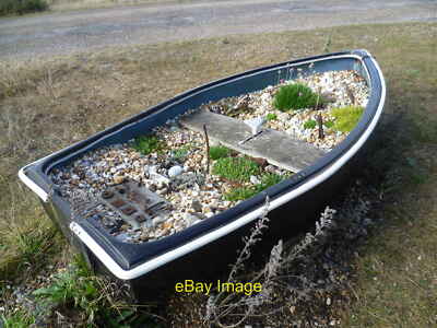 Photo 6x4 Decorative boat at Dungeness There cannot be anywhere else in B c2012