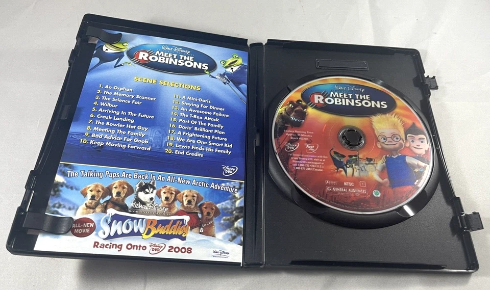 Meet the Robinsons DVD DISNEY Widescreen Daniel Hansen Jordan Fry - Image 3 of 4