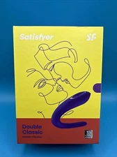 Satisfyer Double Classic Partner Vibrator Purple - Couples Sex Toy