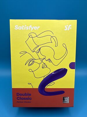 Satisfyer Double Classic Partner Vibrator Purple - Couples Sex Toy