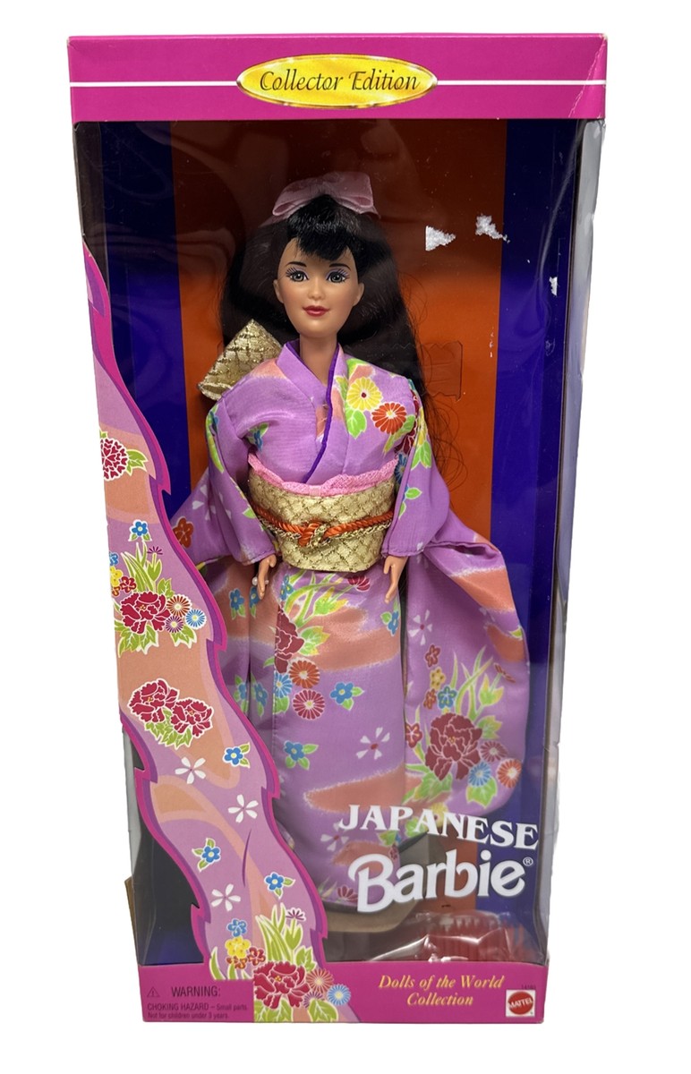 Dolls of the World Barbie Japan 1996 DOTW Japanese Barbie 14163 by