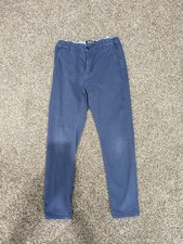 H M Orgnls Boys Kids sz 11/12 Blue Pants Chino GUC