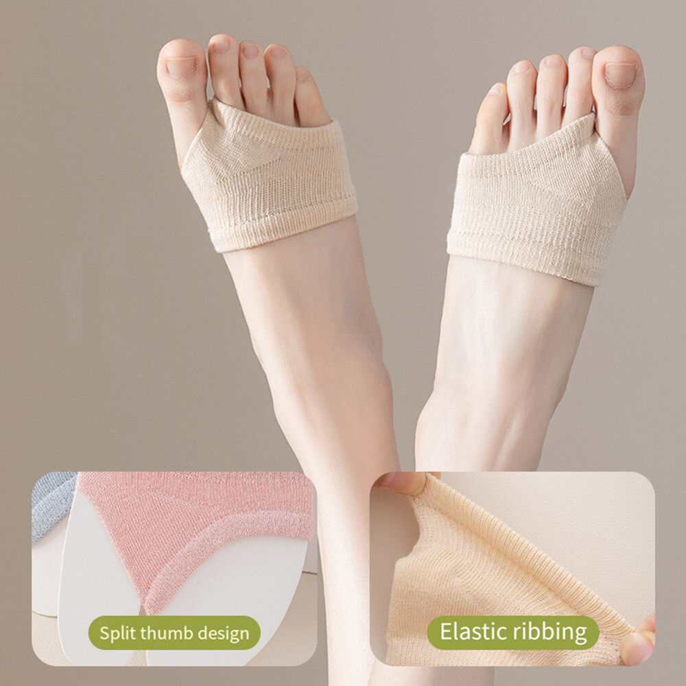 APL Calze infradito invisibili mezza soletta ciabatte calze antiscivolo 18 18