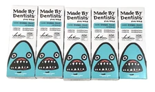 5-Pack Made By Dentists Kids Shark Fluoride Toothpaste Watermelon 4.2 oz Each