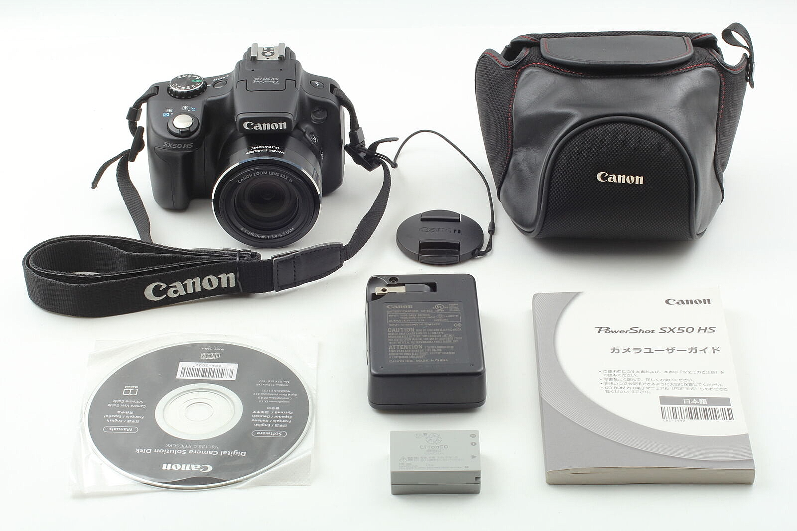 [ MINT ] Canon Power Shot SX50 HS 12.1MP Digital Camera w/ Strap From