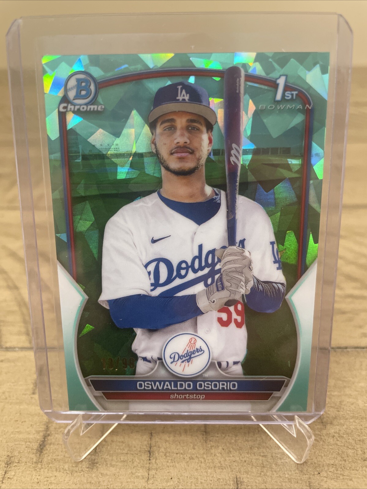 2023 Bowman Chrome Sapphire Edition Prospects Aqua /99 Oswaldo Osorio #BCP-152