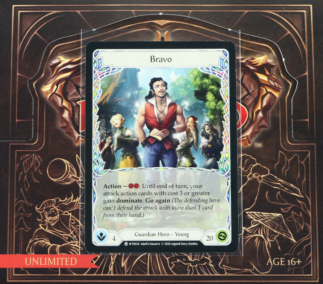 Flesh And Blood Double Sided Bravo, Showstopper WTR038 Bravo