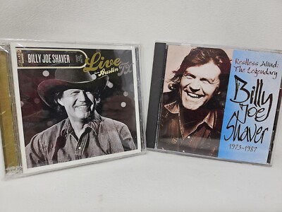 Billy Joe Shaver (LOT OF 2) Live From Austin (CD + DVD)/Restless Wind *New/Used*