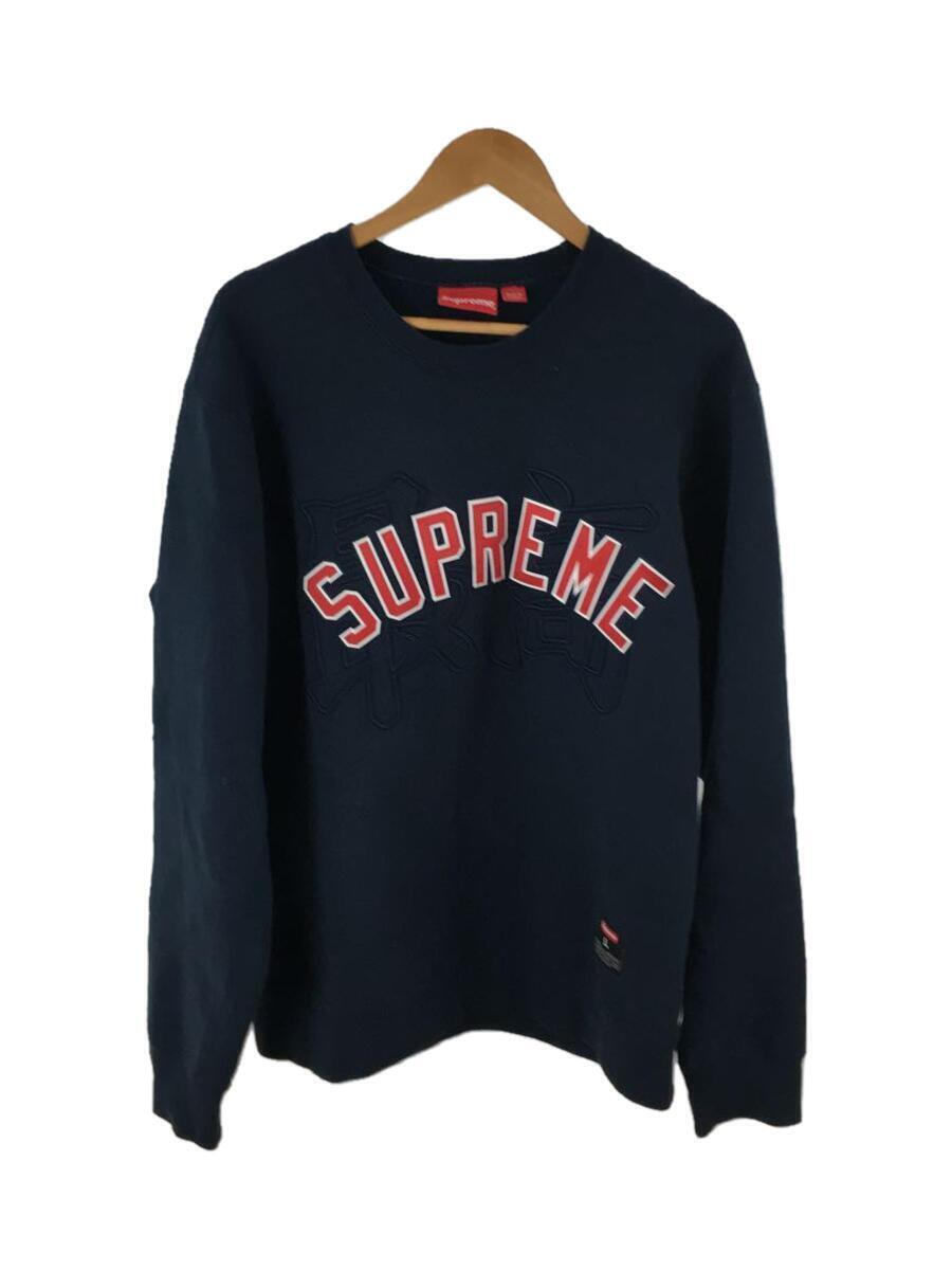 Supreme sweatshirt L navy cotton 20SS Kanji Logo Crewneck Supreme sweatshirt L navy cotton 20SS Kanji Logo Crewneck