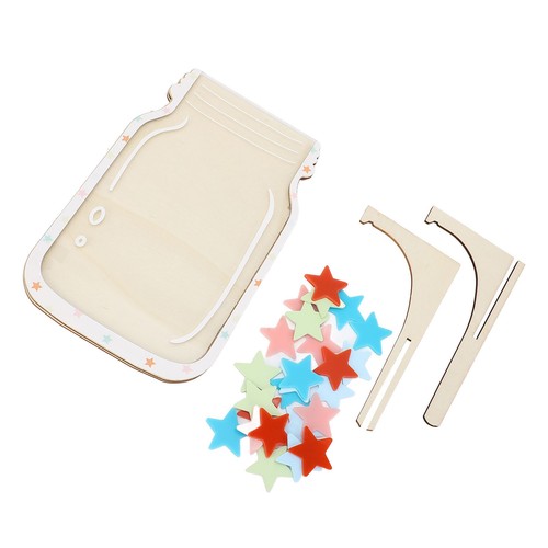 HG Reward Jar For Kids Solid Wood Positive Behavior Incentive