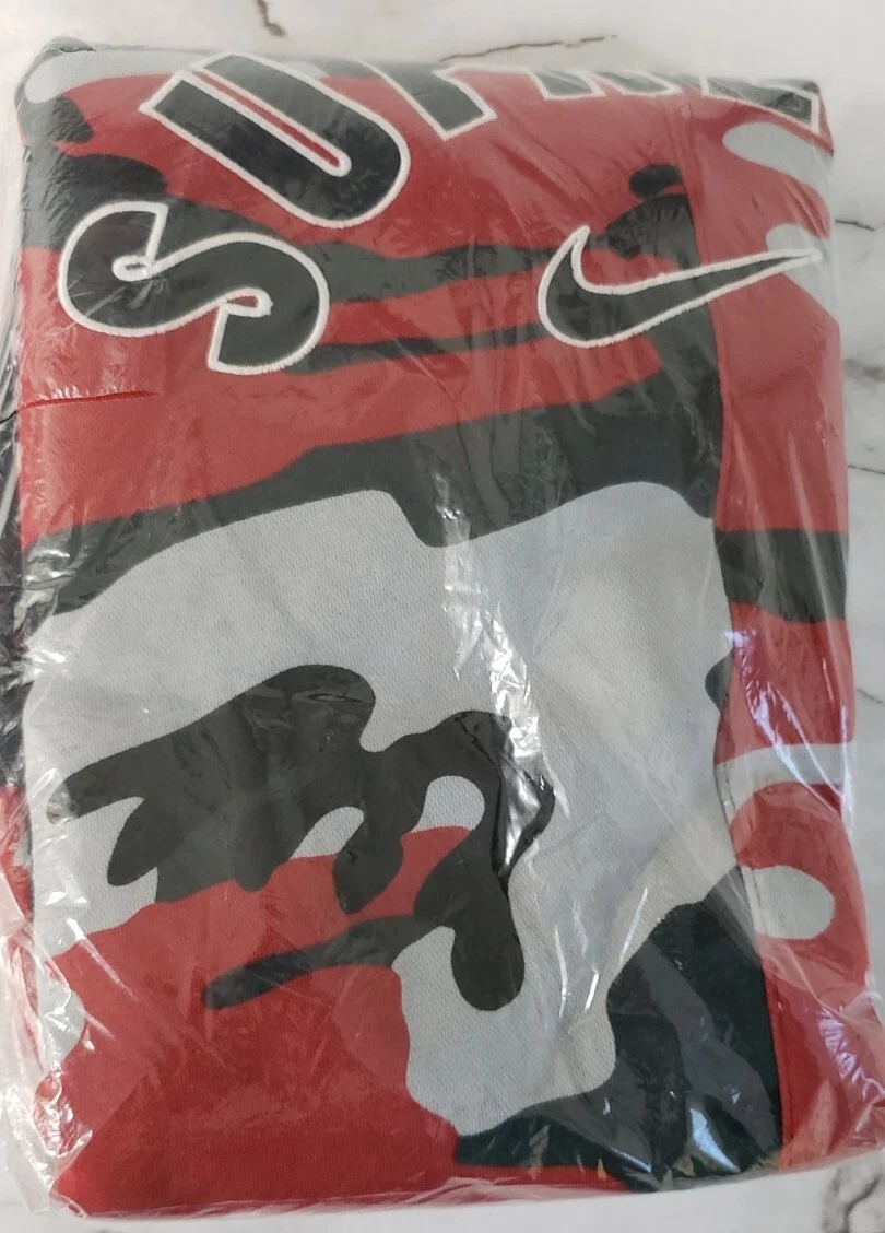 Supreme Nike Arc Sweatpant Red Camo Men Sz XL DO6663-689 Brand New