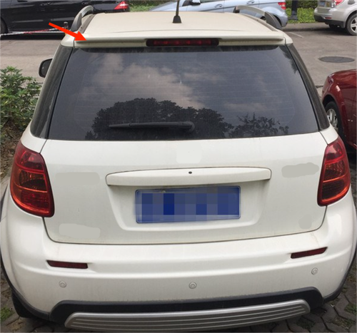 ABS White Factory Style Rear Spoiler Wing for 2008-2016 Suzuki SX4 ...