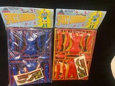 FOUR VINTAGE "SPACE WARRIOR" ULTRAMAN MODEL KITS
