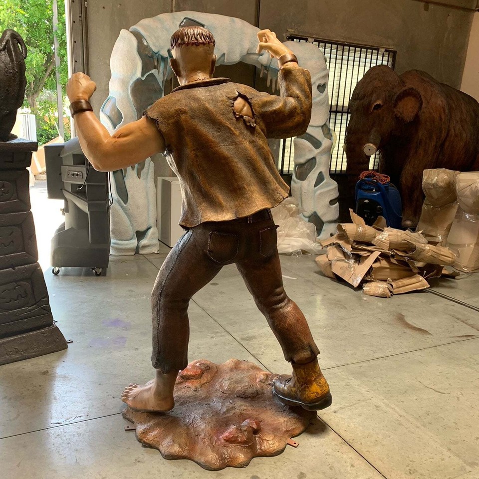 Frankenstein Monster Life Size Resin Statue Halloween Theme Decor Prop