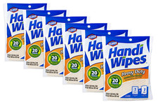 HEAVY DUTY HANDY CLOTHS ABSORBENT MULTIPURPOSE CLEANING TOWELS 6 PKS/18 Yellow