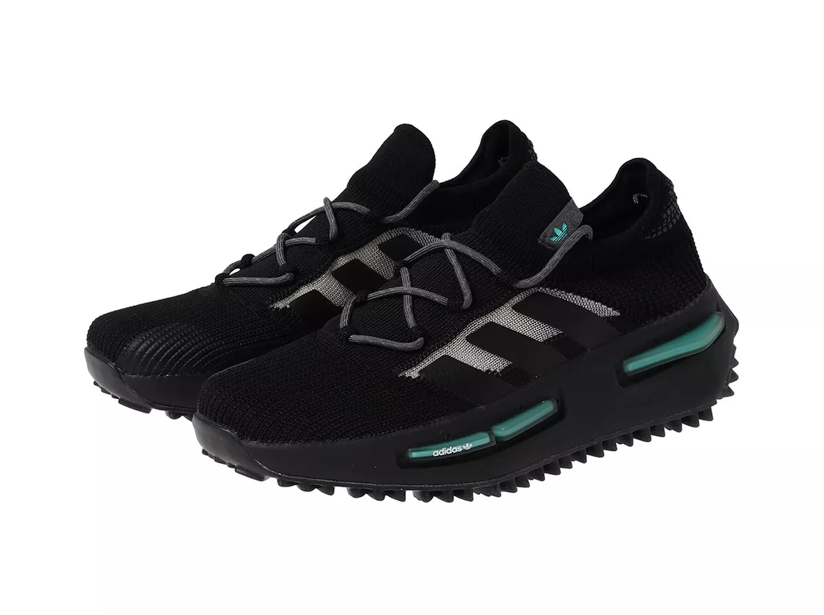adidas NMD S1 Black Low Top Knit Running Sports Shoes Sneakers Trainers HP5523