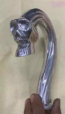 Solid Aluminuim Skull Style Head Design Handle Only For Walking Cane Stick Gift