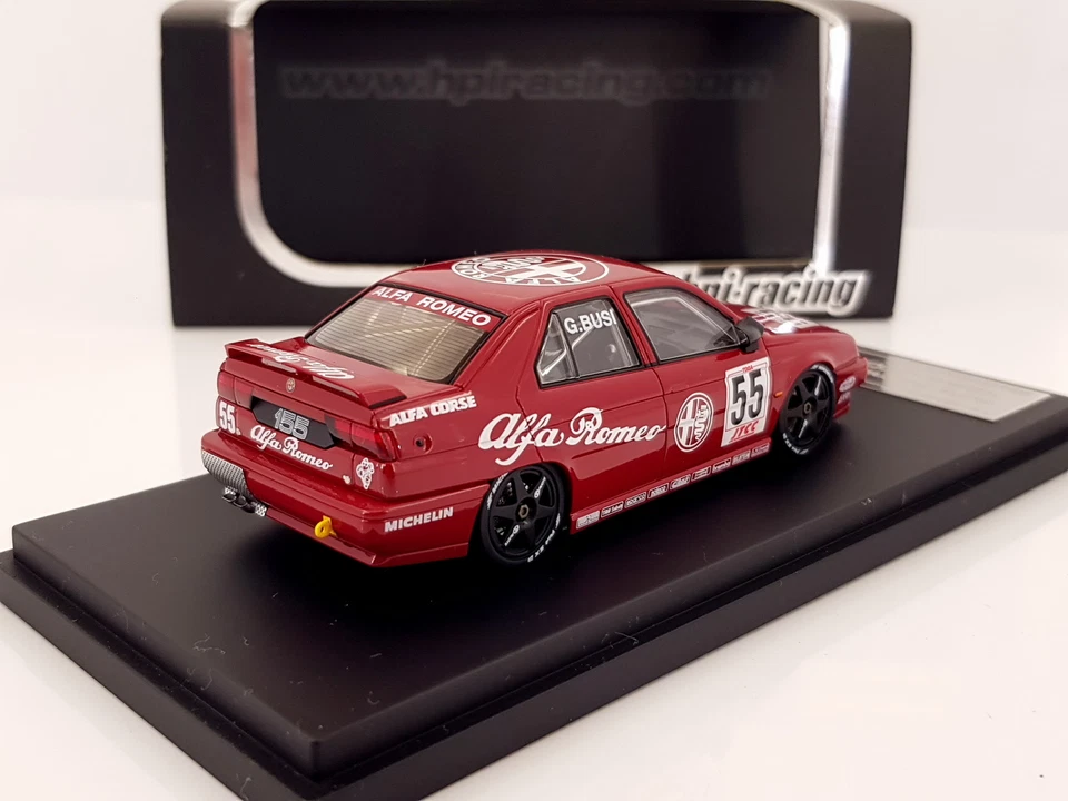 HPI Racing escala 1:43 Alfa Romeo 155 TS Silverstone #55, 1994 JTCC (#8130) Foto 3 de 4