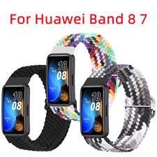 Nylon Fabric Adjustable Loop Watch Wristband Strap For Huawei Band 10 9 8 7