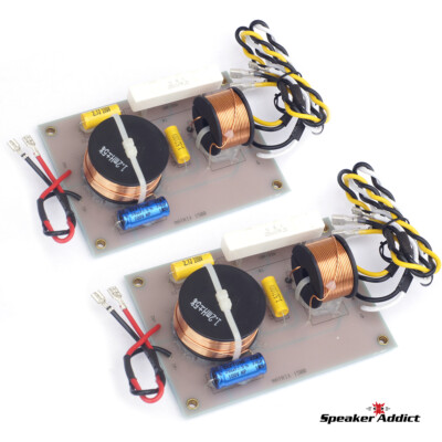 PAIR MATRIX 1500 2Way 1.8Khz Pro Speaker Passive Crossover w HF Driver horn EQ