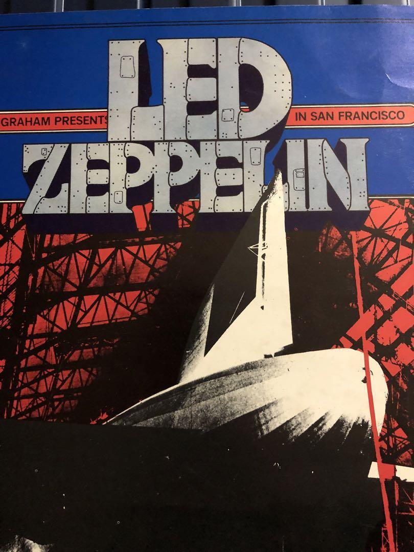 Led Zeppelin BONZO DOG BAND Original Concert Poster 1969 | eBay