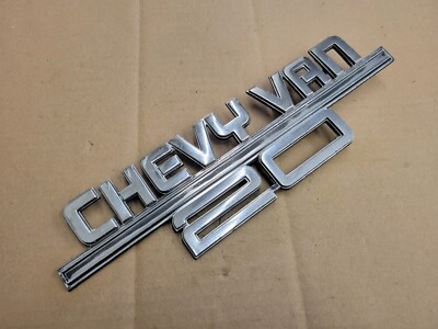 Chevy OEM 1983-1989 Van 20 Front Fender Emblem Badge Logo