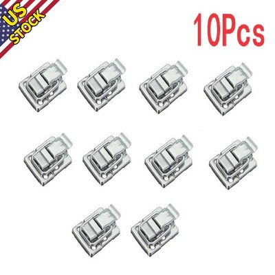 10pcs Stainless Steel Fastener Toggle Latch Catch Case Suitcase Box Chests Lock