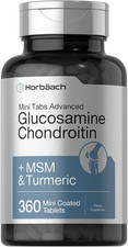 Glucosamine Chondroitin MSM Turmeric  360 Tabs  Joint Support  Gluten Free