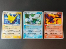 Pokemon Card 2004 Moltres Articuno Zapdos EX 009 010 011 /Play Japanese eb383