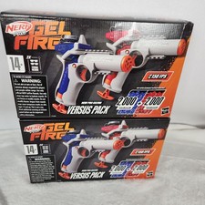 2 SETS Nerf Pro Gelfire Versus Pack 2 Blasters  4000 Rounds  60-Round Mags