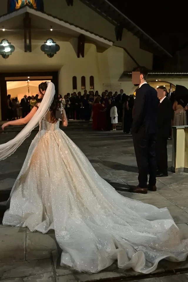 Vestido de novia de lujo Martina Liana vestido de baile marfil talla EU 38/US 8 Foto 3 de 4
