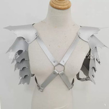 Medieval Men's Viking Shoulder Harness Body Armor LARP Warrior One Shoulder Pads
