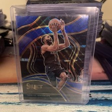 2023-24 Panini Select Mikal Bridges Courtside Blue Wave /75 #234