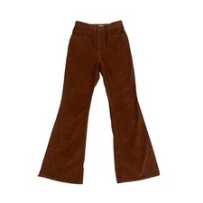 Women 28 Levi Strauss Levi's 70s High Rise Flare Mahogany Red Corduroy Pants