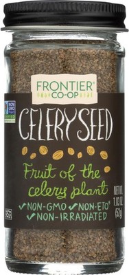 Frontier Co Op Whole Celery Seed 1.83 Ounce Organic Spice For Savory Dishes