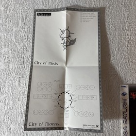 Lunacy (Sega Saturn, 1997) With Map, Reg Card, Great Condition.OG Owner. TESTED