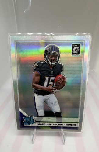 Marquise Brown [Holo] #162 2019 Donruss Optic card