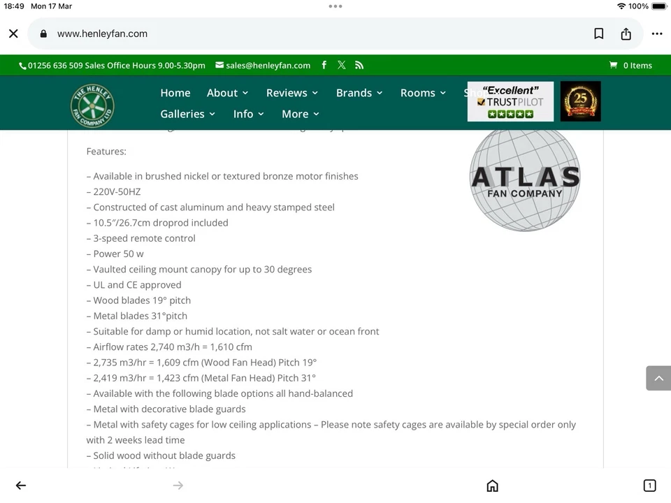 Ventilador de techo con mando a distancia Foto 4 de 4