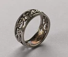 Vintage Soviet USSR ring sterling silver 925 ⭐ Size 8 Weight 3.31 g.