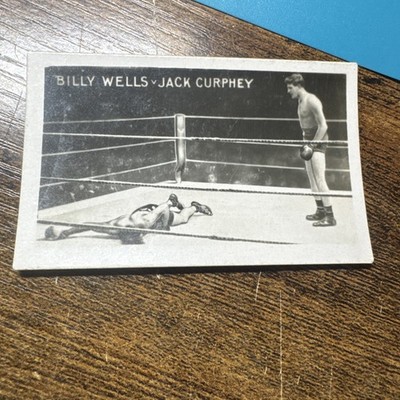 1923 Famous Knock-Outs Billy Wells vs Jack Curphey #5 Boxing