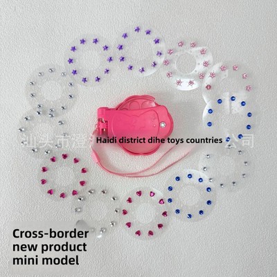 Mini Diamantbohrmaschine Set DIY Schmuck Bastelset Kinder Mädchen kreative