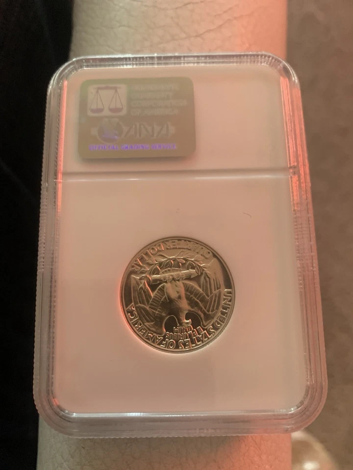 1961 NGC PF 69 Washington Silver Proof Quarter - Image 2 of 2