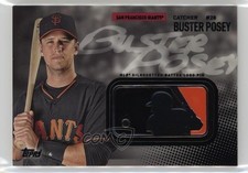 2015 Topps MLB Silhouetted Batter Logo Pin Manufactured Relic Buster Posey 1t1s